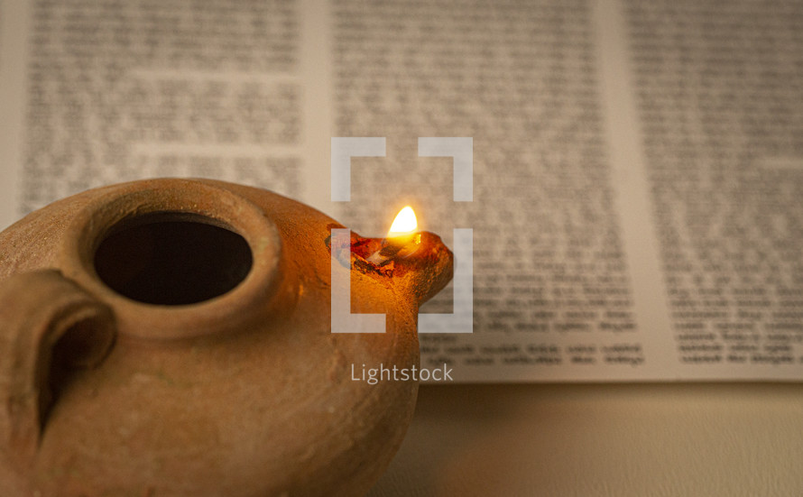 An Ancient Lamp Illuminating the Hebrew Text of the Torah