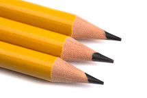 sharpened pencils closeup 