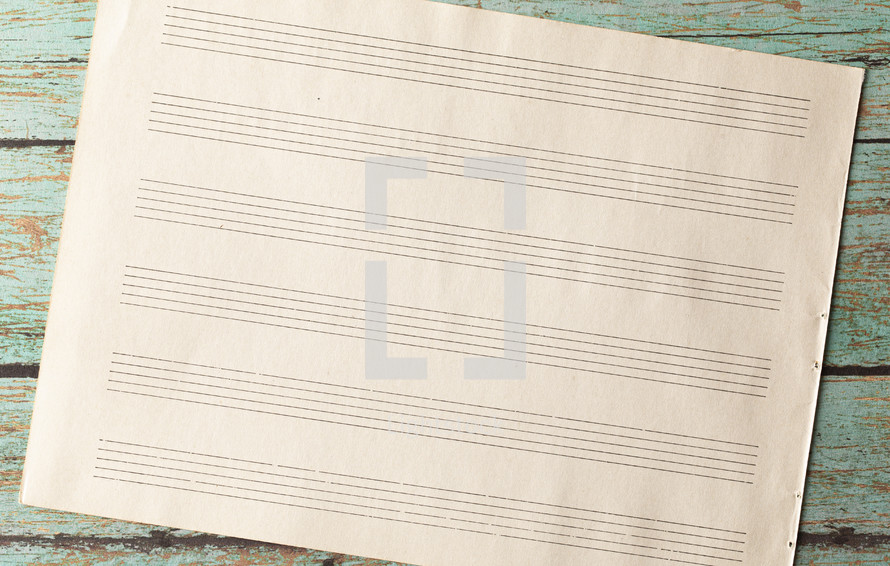 blank sheet music paper 