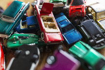 toy car pile up