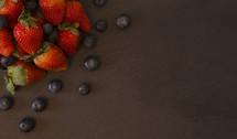 strawberries and blueberries 