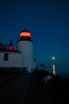lighthouse in Bass Harbor Light, Maine