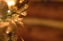 ornaments on a Christmas tree