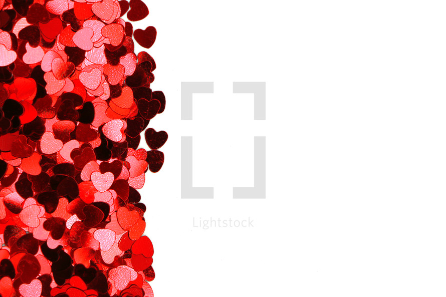 red hearts border