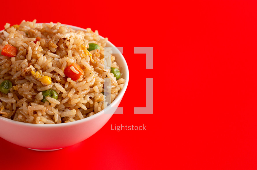 bowl of fried rice 