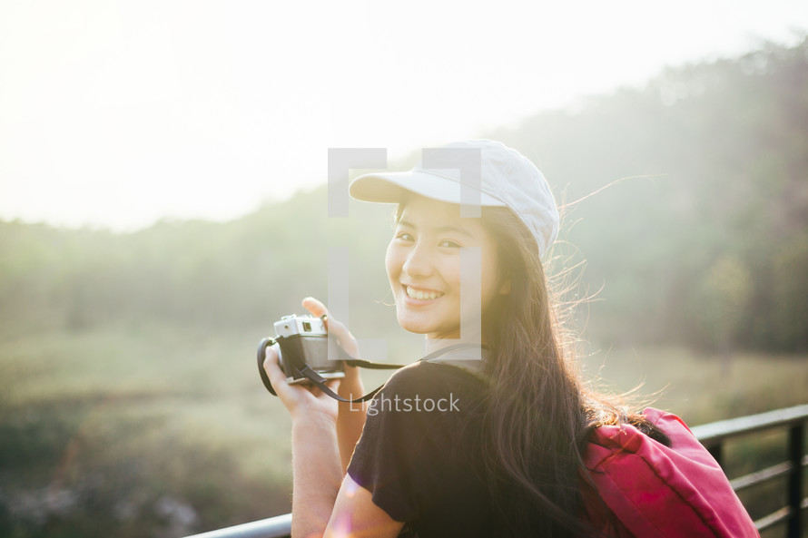 smiling young photographer 