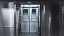 doors on a subway car 