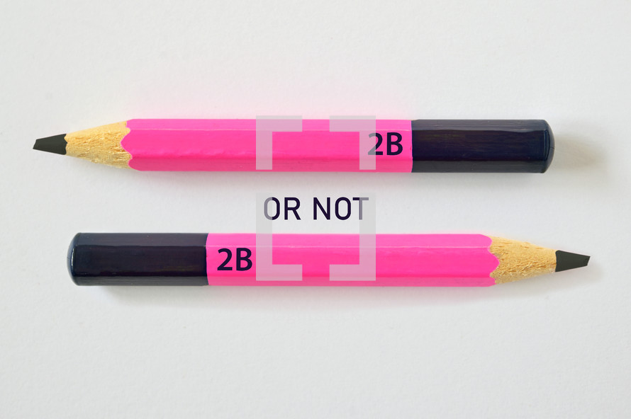 Phrase To be, or not to be From Pink Pencils