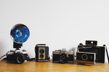 vintage camera collection 
