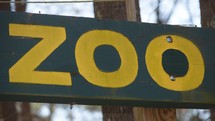 Zoo sign 