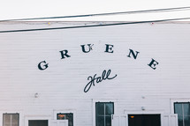 Gruene Hall sign 