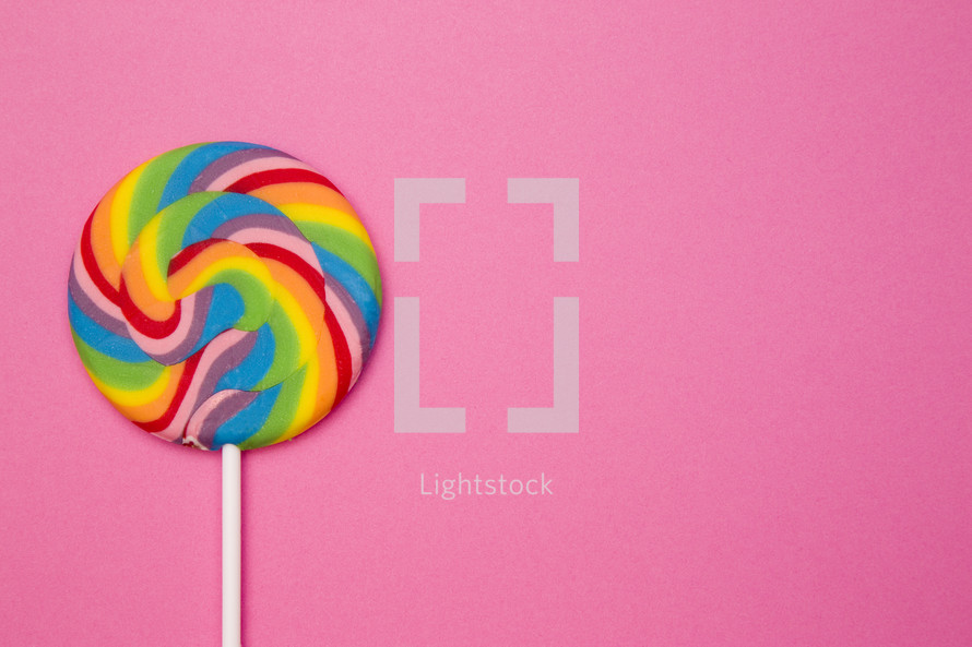 rainbow lollipop 