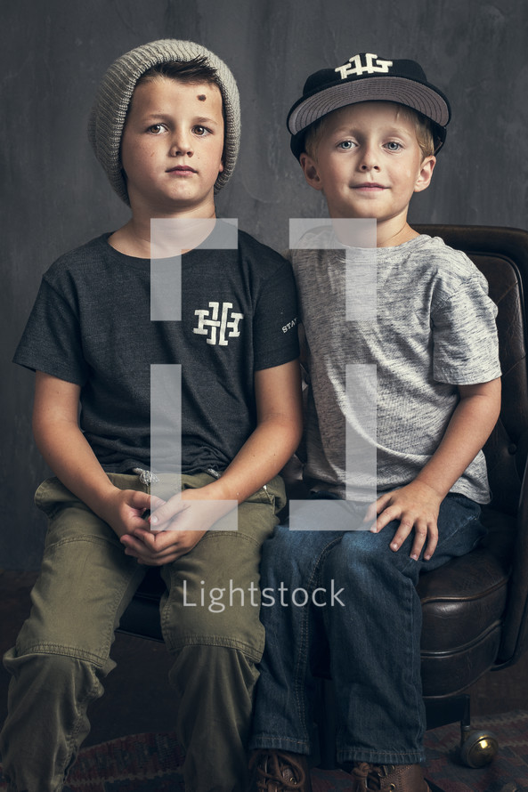 portrait of brothers 