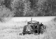 tractor on a farm