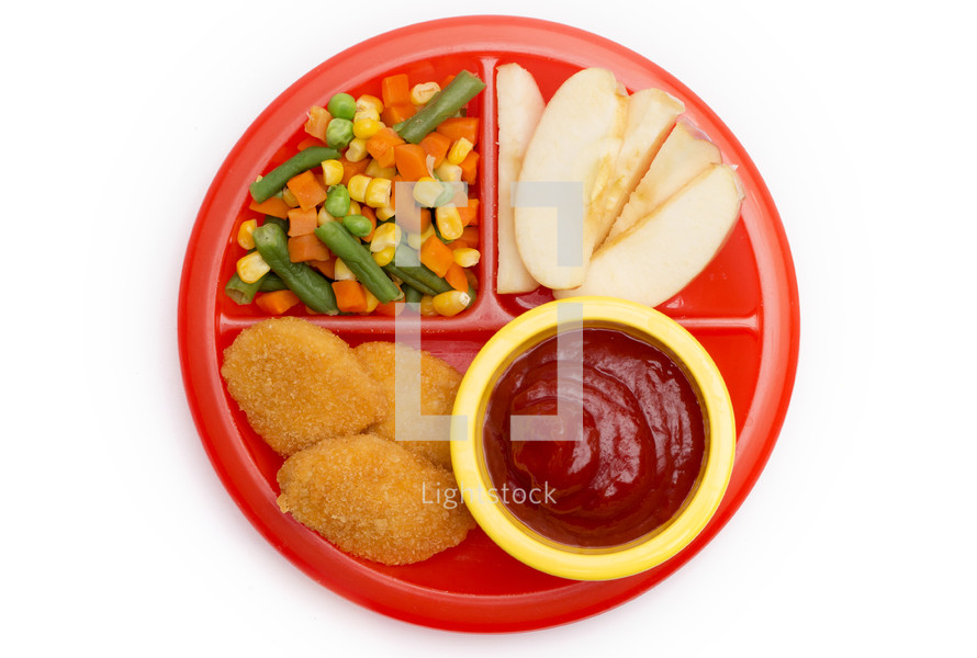 children's lunch plate 