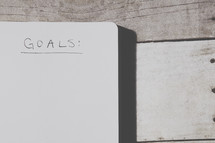 goals list