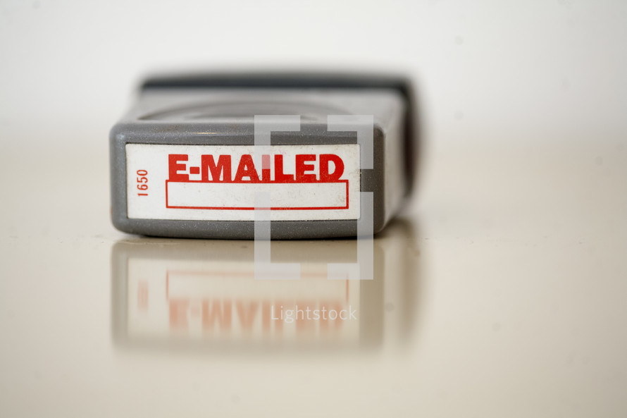 e-mailed stamp 