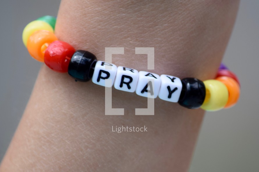 Pray beaded bracelet 