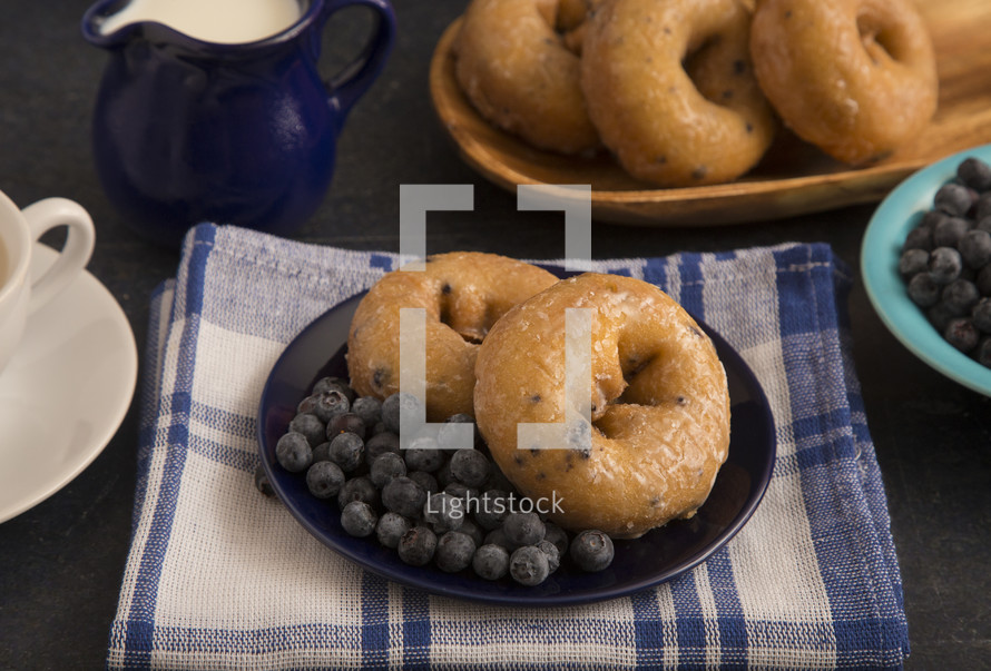 blueberry donuts 