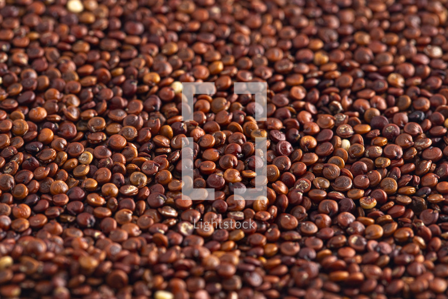 A Pile of red Quinoa Background