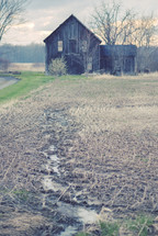 old weathered barn 