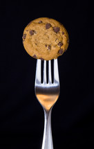 cookie on a fork 