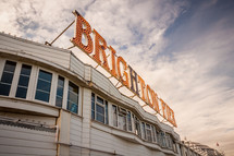 Brighton Pier sign 