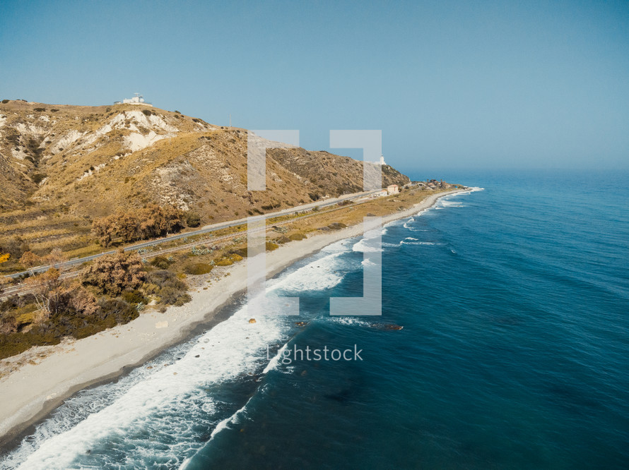 Beautiful Coast Of Calabria In Winter Near Southern Capo Spartivento