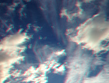 blurry image of a sky with clouds 
