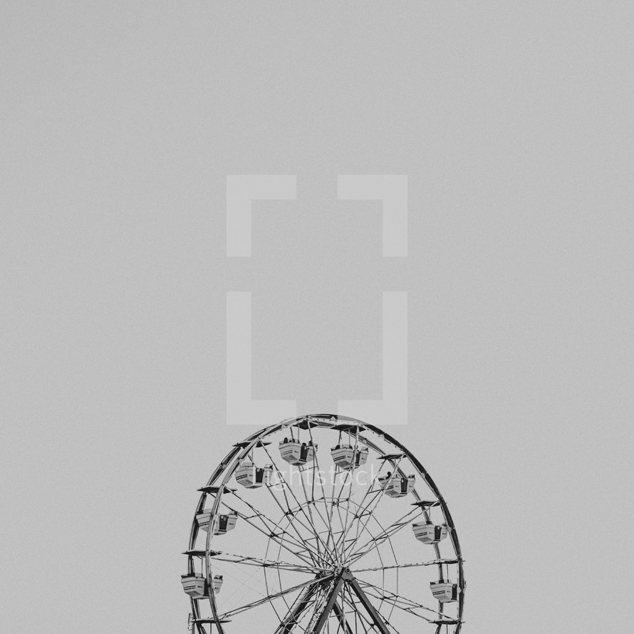 ferris wheel and clear sky