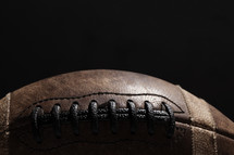 laces on a football 