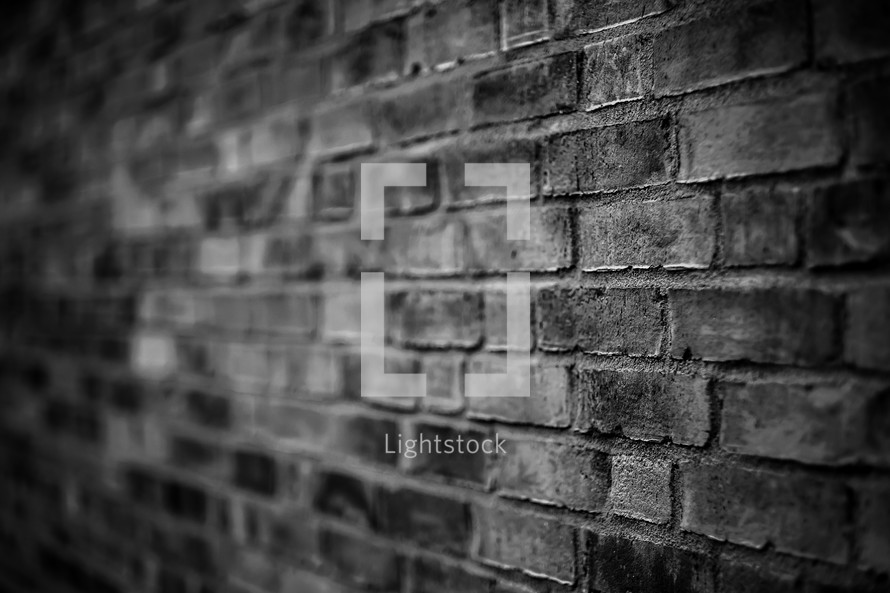 Minimal black texture background brick wall