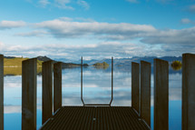 dock by a lake 