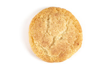Snickerdoodle Cookies Isolated on a White Background