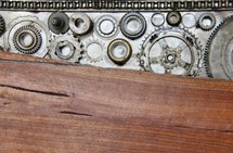 gears and wood 