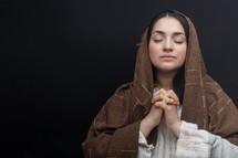 Mary in prayer 