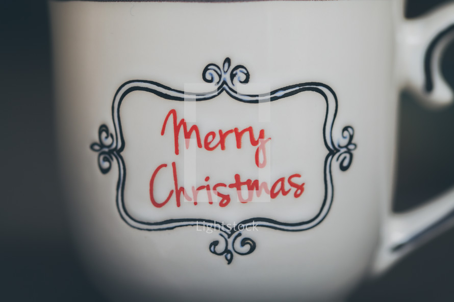 A Merry Christmas mug