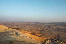 The Ramon crater is  the biggest crater in Israel. it is a part of the Paran desert which is one of the places  where the people of Israel go through in the Exodus.
