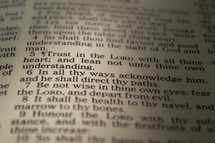 Trust in the Lord with all thine heart 