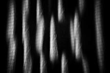 sunlight and shadows on curtains 
