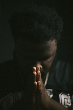 a man in prayer 