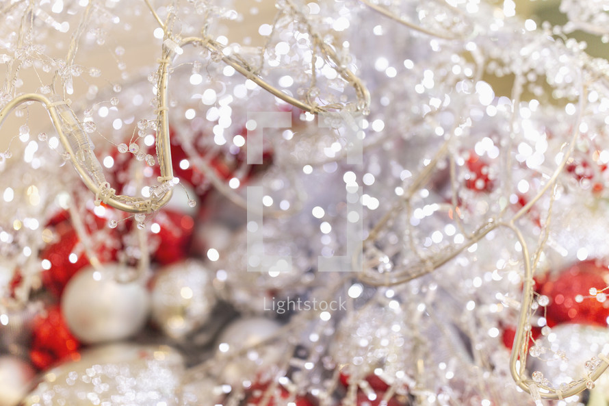 Christmas decorations background 