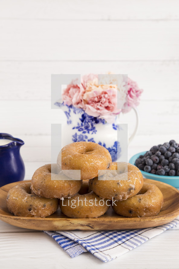 blueberry donuts 