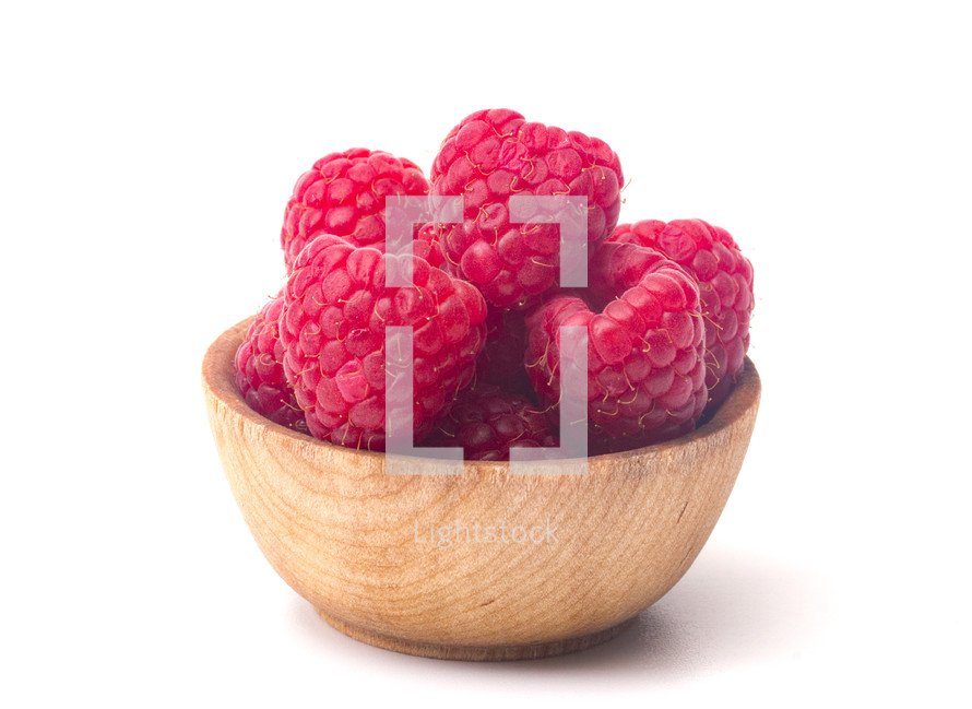 bowl of raspberries 