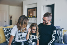 walk by faith family portrait 