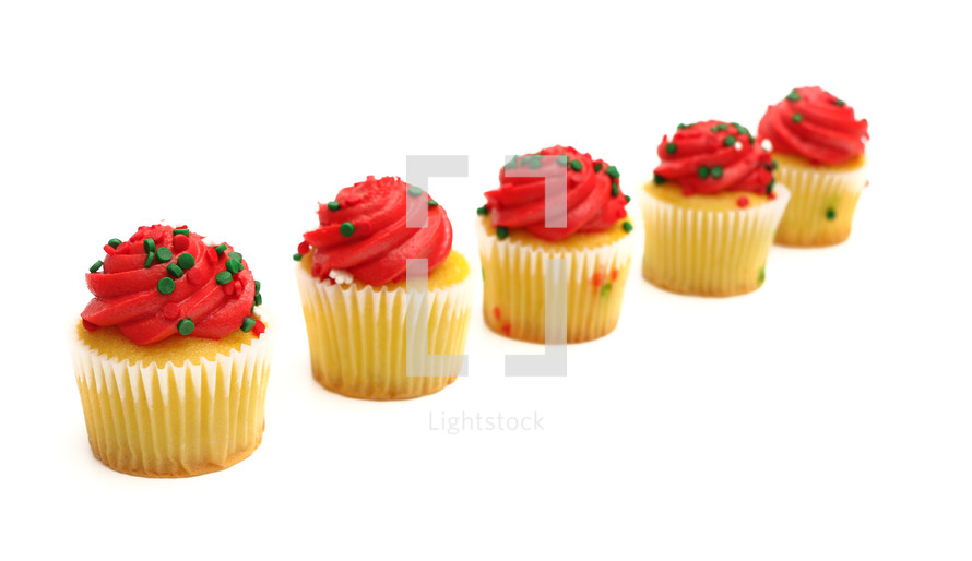 Christmas cupcakes 