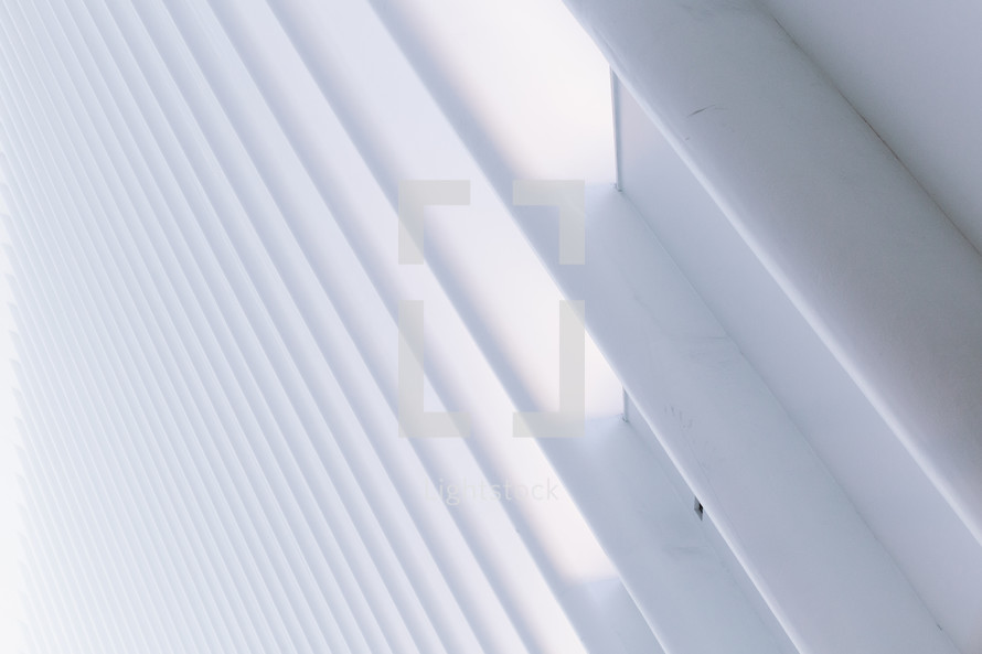 white architecture in the Oculus 