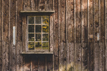 window on a barn 