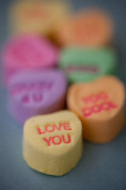 candy conversation hearts for Valentine's Day