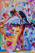 painting of a ballerina 